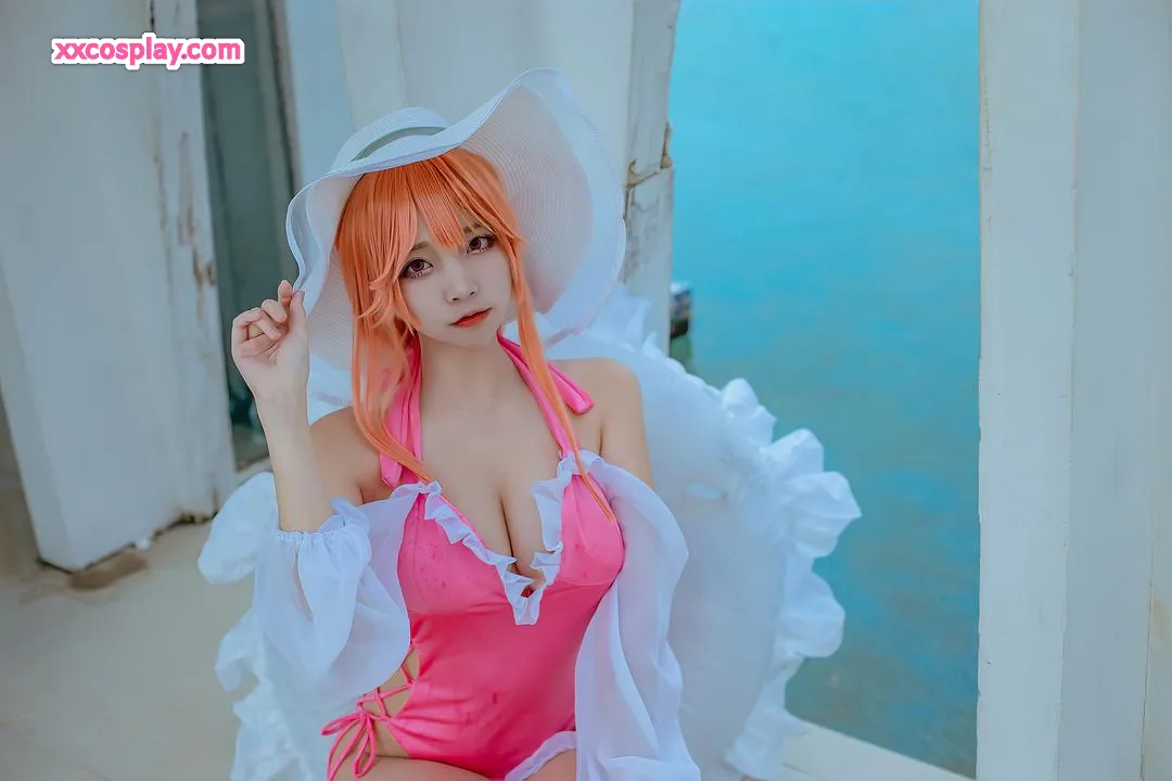 Nisa as Richelieu Swimsuit (Azur Lane)